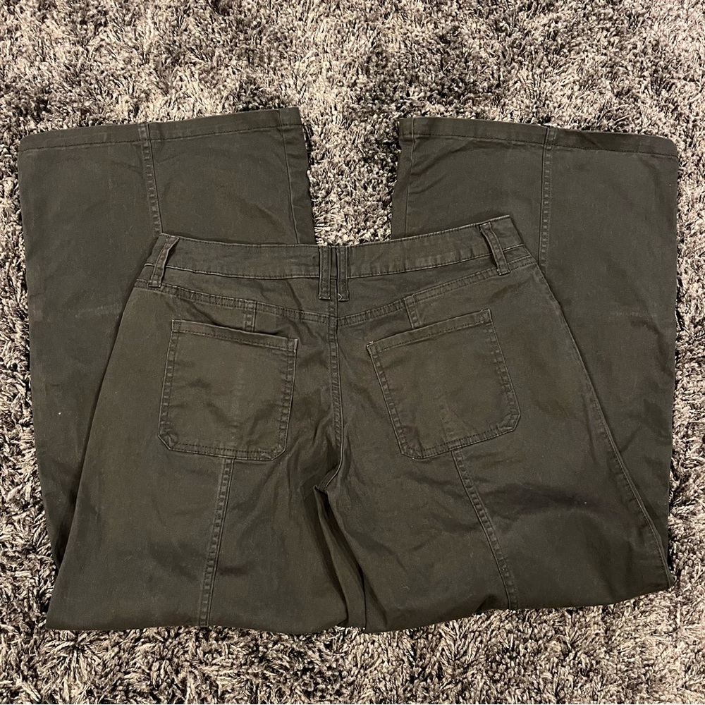 🌺NWT WILD FABLE BLACK WIDE LEG UTILITY PANTS SIZE MEDIUM🌺 - Picture 5 of 6